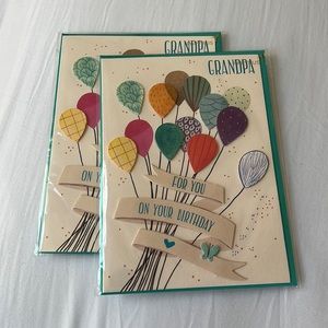 COPY - NWT Two Papyrus Grandpa Birthday Cards